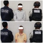 Detienen a dos presuntos extorsionadores en Nezahualcóyotl